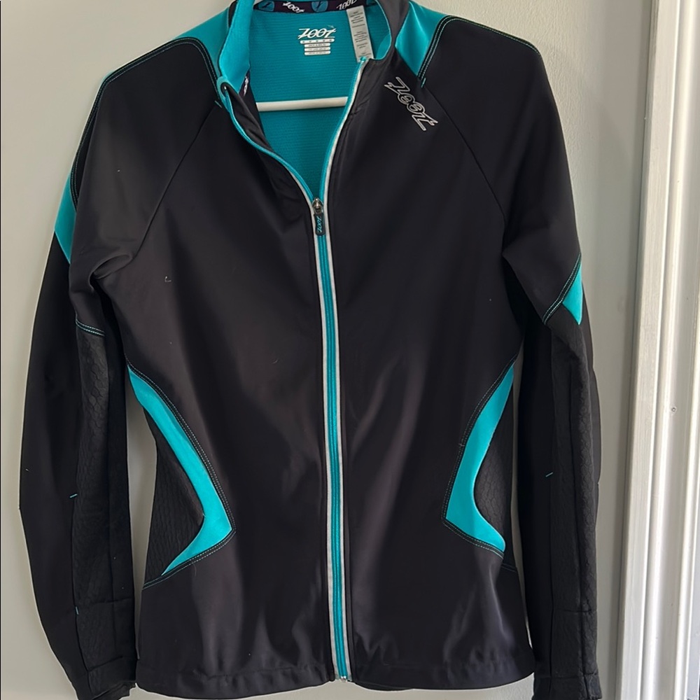 Zoot Charcoal and Teal Performance Jacket